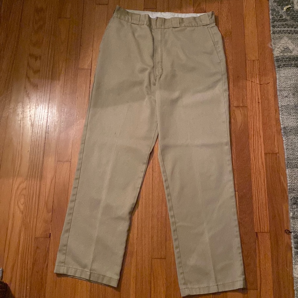 Dickies Loose Fit W:36 L:32 Beige Pants